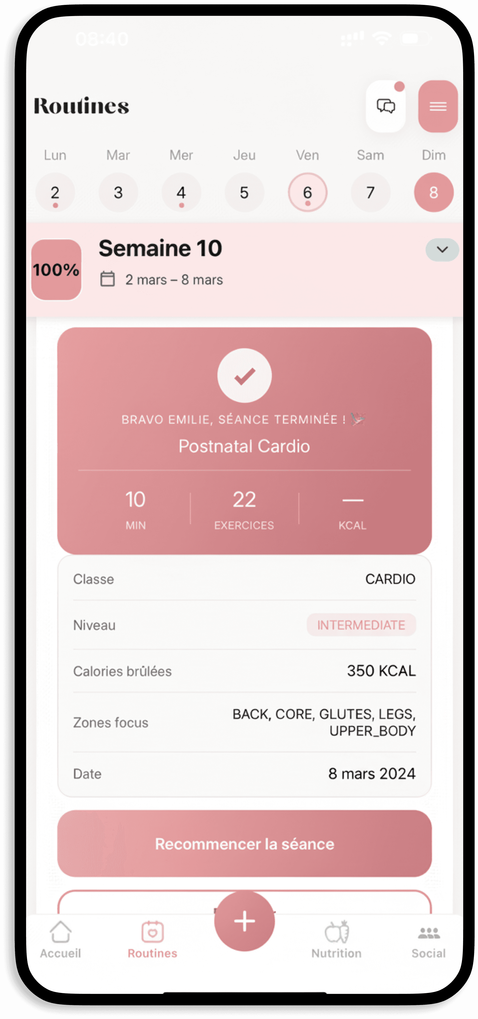 Ton programme sur-mesure